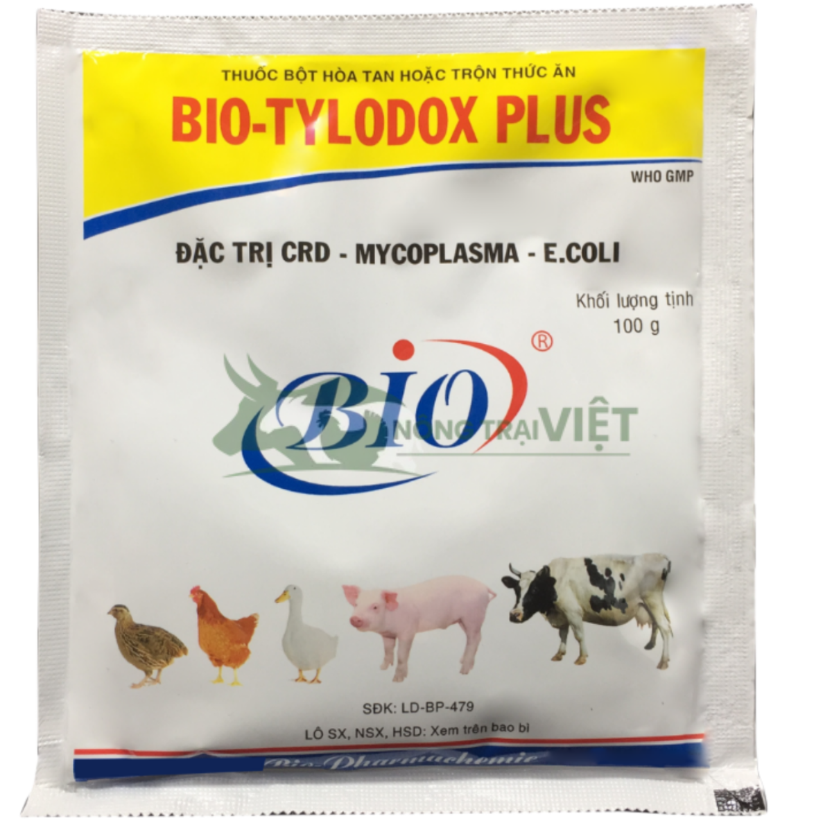 Thuốc đặc trị hen khẹc CRD cho gà thịt Bio Tylodox Plus hiệu quả cao