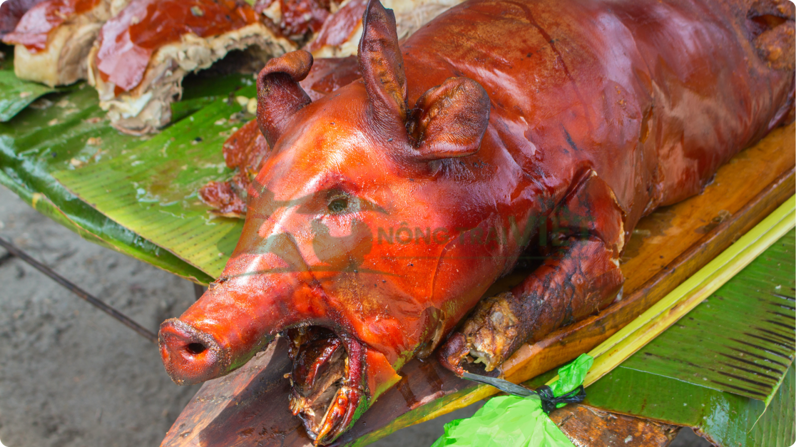 Heo rừng quay nguyên con