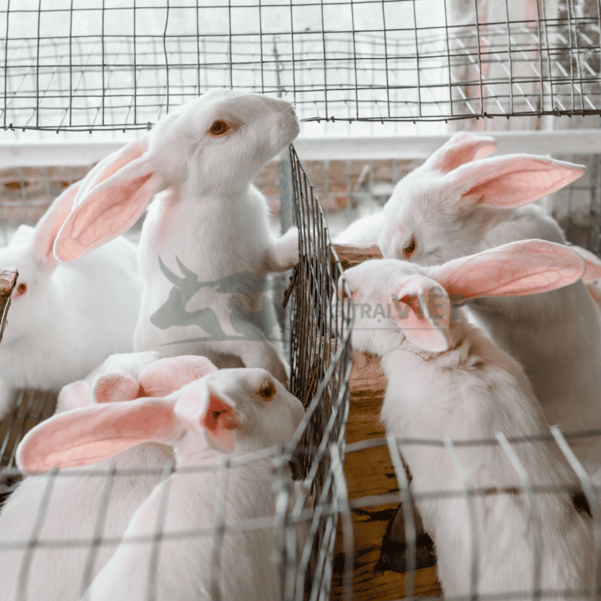 Cách xử lý mùi hôi nước tiểu trong chuồng nuôi thỏ